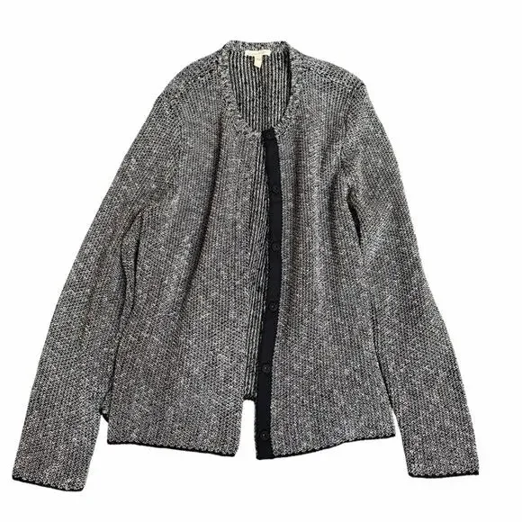 Eileen Fisher Organic Melange Linen Grain Jacket Size XL - Picture 6 of 11